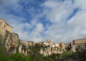 Houses perched precariously in the medieval town of Cuenca Houses perched precariously in the medieval town of Cuenca