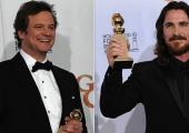 The British have come: Colin Firth, Best Actor for 'The King's Speech', Christian Bale, Best Supporting for 'The Fighter'