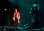 Ghosts: Christopher Eccleston as Scrooge and Andrew Langtree as Marley