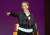 Catherine Tate as the 'not bovvered' schoolgirl Lauren