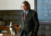 Teacher's pet: Steve Coogan with little Juan Salvador in 'The Penguin Lessons'