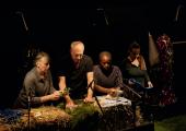 Earth works: Ruth Sullivan, Tom Espiner, Tatenda Matsvai and Pandora Colin in ‘Cow | Deer’
