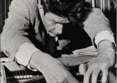 John Cage preparing a piano: 'My mind was always drawn back to the unforgettable metallic clatter of the Cage, which after the initial roar took on the shape of a fanfare'
