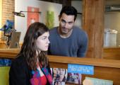 Small world dept: Alexandra Daddario and Tyler Hoechlin in 'Can You Keep A Secret?'