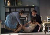 Surviving suicide: Marion Bailey, Helen McCrory and Hubert Burton in ‘The Deep Blue Sea’