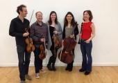 The Carducci Quartet - Matthew Denton, Eoin Schmidt-Martin, Michelle Fleming and Emma Denton - with Emma Johnson