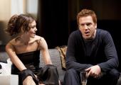 Sofa, so good: Keira Knightley and Damian Lewis in The Misanthrope