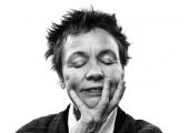 Laurie Anderson, possibly dreaming of a sunny May in Brighton