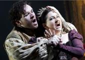 Oedipal tensions: Michael Fabiano as Gennaro, Claire Rutter as Lucrezia