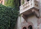 The Verona balcony that is said to have inspired Shakespeare's play