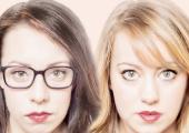 Nicola and Rosie Dempsey perform together as Flo and Joan