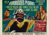 An original poster for 'Forbidden Planet' - with no mention of the film's composers