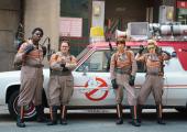 Leslie Jones, Melissa McCarthy, Kristen Wiig and Kate McKinnon get ready to bust ghosts