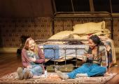 Eye on the prize: Imogen Doel and Tamara Lawrance in 'The Tell-Tale Heart'