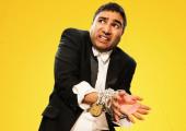 Nick Mohammed performs conjuring tricks for real as Mr Swallow channelling Houdini