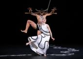 Beauty and the beast: Emily Suzuki as The Woman and Rentaro Nakaaki as The Creature of Fear in 'Errand Into the Maze'