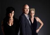 The Human League (from left, Joanne Catherall, Philip Oakey, Susan Sulley) putting the fizz and glam into electropop for over three decades