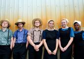 Six British teenagers trade smartphones for shovels in 'Living with the Amish'
