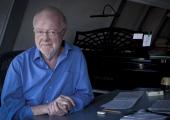 Louis Andriessen at home on Amsterdam's Keiersgracht