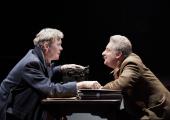 Dream team: Alex Jennings as Bulgakov and Simon Russell Beale as Stalin