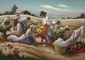 Thomas Hart Benton: 'Cotton Pickers', 1945