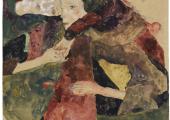 Egon Schiele, Group of Three Girls, 1911