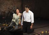 Family tensions: Celeste Den and Christopher Goh in 'The King of Hell's Palace'.