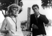 Monica Vitti and Alain Delon in 'L'Eclisse'