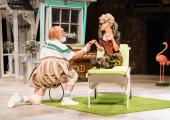 Immodest proposal: David Troughton as Falstaff, Beth Cordingly as Mistress Ford