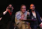 From left: Joe Wredden (Lord Henry), Antony Jardine (Basil Hallward) and Jack Fox (Dorian Gray)