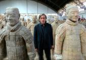 Andrew Graham-Dixon at the Terracotta Army Museum