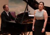 Joseph Middleton and mezzo Katerina Karnéus at the 2016 Leeds Lieder Festival