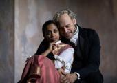 Child-woman: Anjana Vasan and Elliot Cowan in 'A Doll's House'