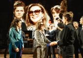 Broadway blues: Sheridan Smith (centre) in 'Opening Night'