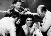 Freddie Mills in 'Emergency Call' with Sid James