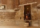 Sophie Calle reads aloud from her mother's diaries in Avignon's Celestins church