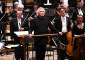 Rattle at the opening concert of the season on Sunday