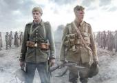 War is hell: Jack Lowden as Michael (left) and Patrick Gibson as Thomas