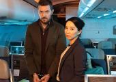 Flight risk: Richard Armitage as Dr Matthew Nolan, Jing Lusi as Hana Li