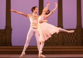 Pretty as debutantes: James Hay and Francesca Hayward in Frederick Ashton's 'Rhapsody'.