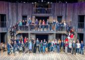 Rarin' to go: the cast and crew of Shakespeare's Rose Theatre