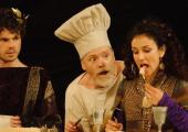 "Why, there they are both, baked in that pie": Titus Andronicus (William Houston) serves up a feast