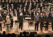 Sir Simon Rattle and John Adams take a bow in Berlin