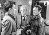 Dirk Bogarde, Joseph Tomelty and John Mills battle it out in 'The Gentle Gunman'