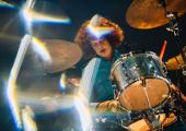 Drumming up support: Régine Chassagne of Arcade Fire