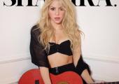 Shakira, strumming a love ode or ten