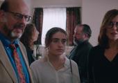 Do you take sugar? Danielle (Rachel Sennott) with Fred Melamed and Polly Draper as her parents