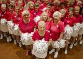 Cheerleading is one of many activities on offer to residents of The Villages in Florida