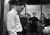 Lyrical beauty: Stephen Sondheim in the recording studio