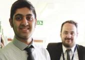 From last year's 'Educating Yorkshire': Musharaf with his teacher Mr Burton